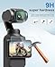 PULUZ 9H 2.5D HD Tempered Glass Lens Protector + Tempered Glass LCD Display Film for DJI OSMO Pocket 3 Used for Camera Lenses and Screen Protection (Transparent)