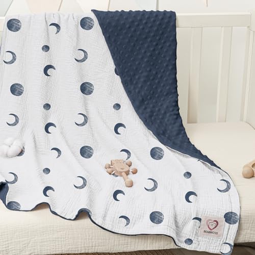 Bearmoss DDT-001 Baby Blankets For Unisex Boys Girls, Soft Nursery Crib Blankets thumb #2