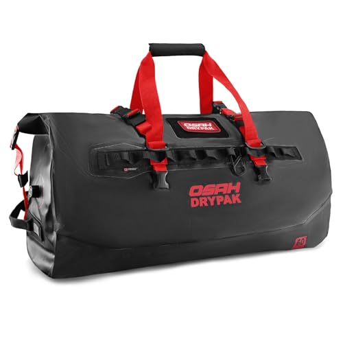 Image of OSAH DRYPAK Waterproof Duffel Bag 25L /40L /60L - Heavy-Duty Motorcycle Tail Bag, Roll-Top Dry Bag for Travel, Camping, Boating, Kayaking, Outdoor Adventure