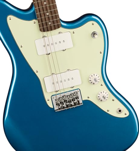 Squier Paranormal Jazzmaster XII (Lake Placid Blue) – Guitare Électrique - Les Beatles, Paul McCartney, John Lennon, RIngo Starr, George Harrison Squier Paranormal Jazzmaster XII (Lake Placid Blue) - Guitare Électrique – Image 4