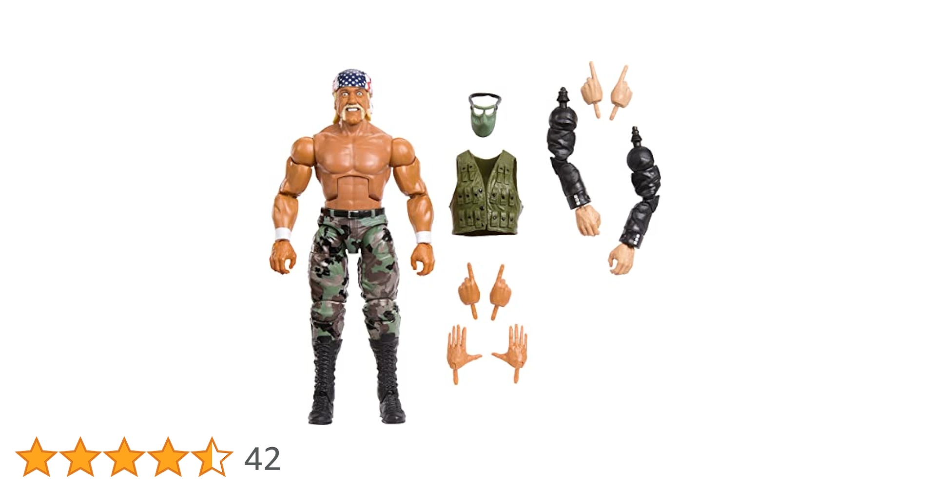 WWE マテル　エリート　ハルク・ホーガン　新品未開封 新品 WWE エリートコレクション ハルク・ホーガン プロレスラー
