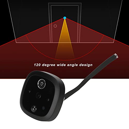 CâMera De Olho MáGico, Campainha De CâMera De Visualizador De Olho MáGico De Porta Digital Wifi Com