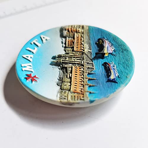 Imán de nevera 3D Malta de resina hecho a mano miniatura 4