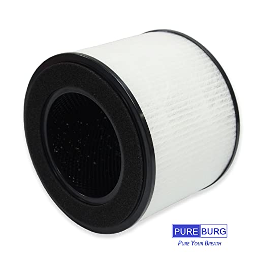PUREBURG 2-Pack 3-IN-1 Replacement HEPA Filters Compatible with HIMOX H02 Air Purifier - Image 3