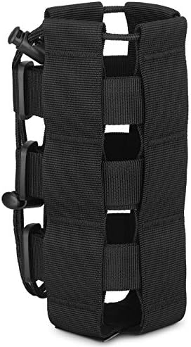 Huntvp Tactical Military Water Bottle Pouch Holder Carrier Nylon Molle 1000D Drinking Holder Bag for Hiking Cycling Running Camping