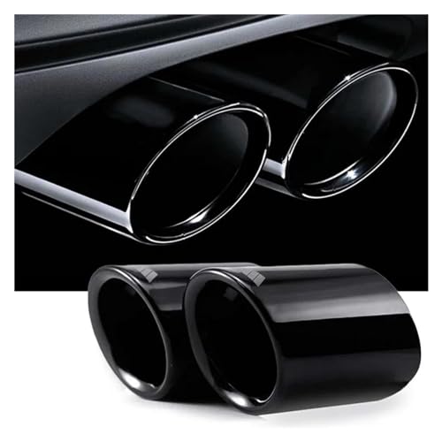 Embout d'échappement noir titane pour BMW Série 3 E90 E92 2006-2010 2 pièces - 2