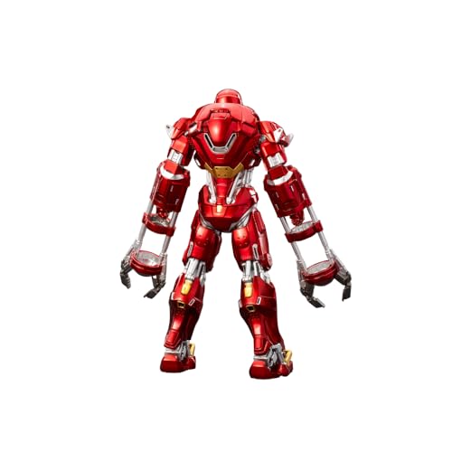 Image of ZD Toys Action Figure Collectible - 7 Inch Ironman Mk 35, Superheros Premium PVC Build Collectible, Interchangeable Accessories, Perfect for Gifting, Ages 15+ Years