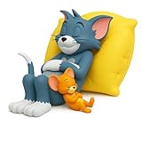 DETACHI Car Dashboard Toy Showpiece Cute Sleeping Tom and Jerry Figurine Car Decoration Accessories, Interior Dashboard Decor, Tabletop & Desk Home Decorative Item, Perfect for Car Lovers