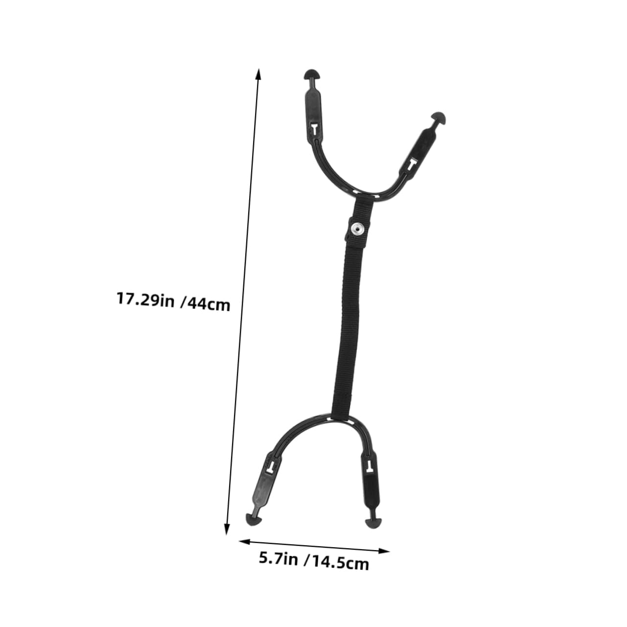 VICASKY 2sets Hockey Helmet Chin Strap Replacement Parts Adjustable Chin Strap with Ear Sling Loops for Ice Hockey Football and Safety Hats