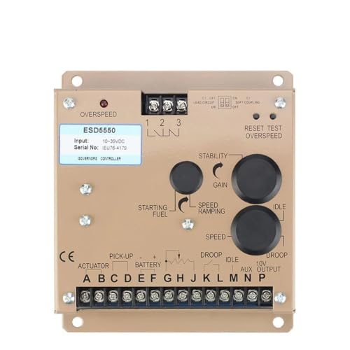 Controlador de velocidad ESD5550 soluciona inestabilidad del motor en generador eléctrico