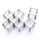 Conjunto ajustable WARRAH de 6 cajones organizadores con cajas para calcetines, productos cosméticos, corbatas y otros. Negro