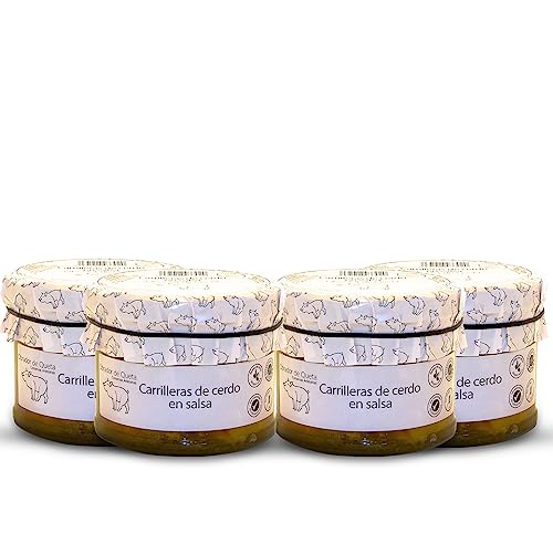 Carrilleras de cerdo al vino blanco. Conservas Gourmet. Carriller...