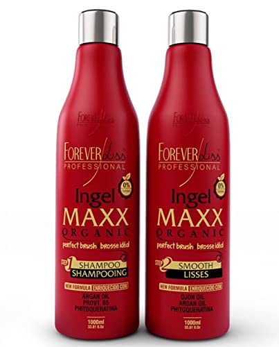 FOREVER LISS INGEL MAXX BRAZILIAN KERATIN TREATMENT | PROGRESSIVE BRUSH | SMOOTHING SYSTEM | BLOW OUT 2L