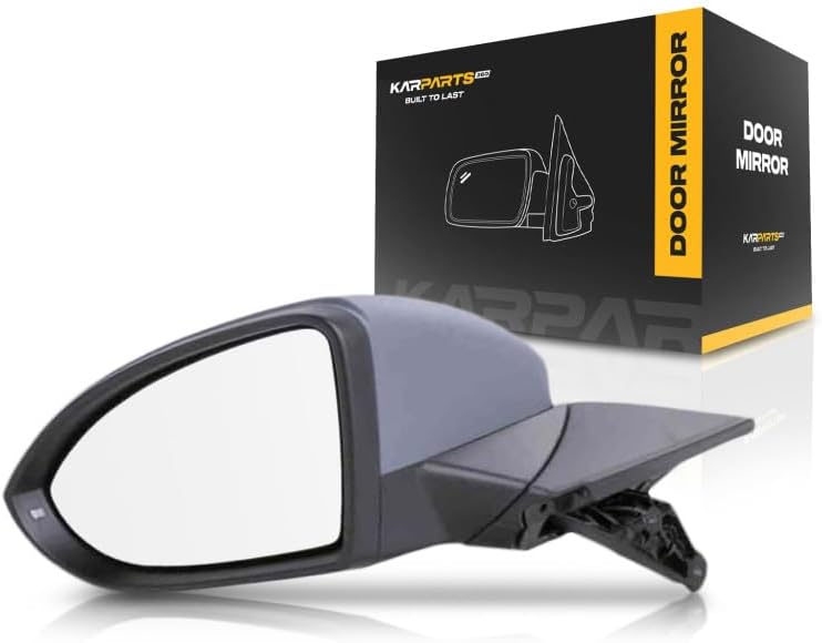 For Volkswagen Golf 2015 2016 Door Mirror Driver Side | Power | Heated | w/Signal Light | Paint To Match | Replacement For 5GM 857 507 9B9 | VW1320154