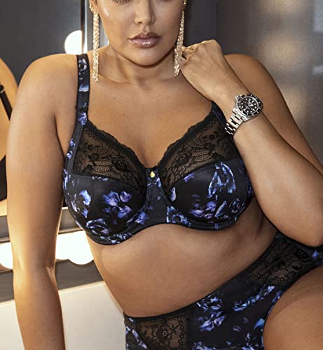 Elomi Morgan Side Support Bra, 36Ff, Twilight #TOP2