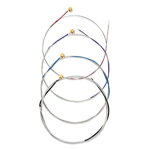 image for Eastar Violin Strings 4/4 Full Set of 3 (G D A E), Solid Steel Core Vi
