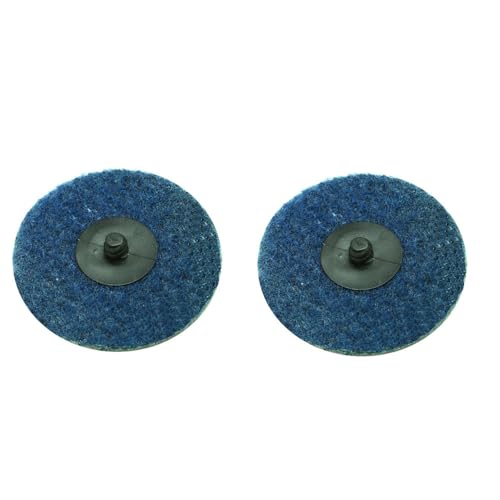 GULUANT 2 Pack Replacement SD3F 3 Inch Roll-on/Roll-Off Style Surface Conditioning Sanding Disc (Blue/Fine) for Superior Pads and Abrasives