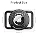 DDJ IPX8 Waterproof Cat Collar Holder for Apple AirTags 1st & 2nd Generation, for Airtag Dog Holder, Sturdy TPU, Lightweight, fit Width 3cm/ Thick 4.5mm Pet Collar, Easy to Install,1 Pack, Black