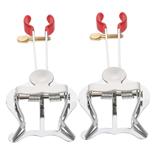 BESPORTBLE 2pcs Clarinet Score Clips Durable Music Holders for Instrument Accessories Practical Music Note Clips for Marching Band Non Slip Design for Walking Standing Use