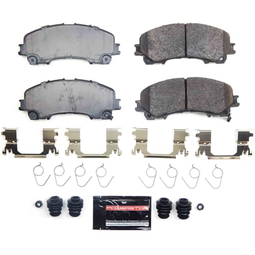 Image of PowerStop Z23 Performance Carbon Fiber Ceramic Brake Pads Front Z23-1736B | INFINITI QX50, INFINITI QX55 Carbon Fiber Ceramic Brake Pads + Installation Hardware