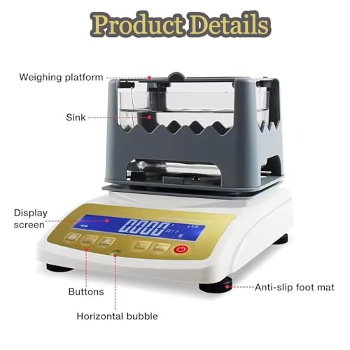 Purificatore elettronico ad alta precisione e analizzatore per l'industria dei gioielli e dei braccialetti – Dispositivo di test di qualità avanzato per gemme e metalli preziosi