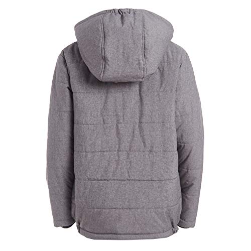 Image of Nautica Boys' Heavyweight Hooded Bubble Jacket With Polar Fleece Lining