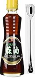 Kadoya Brand 100% Pure Sesame Oil (Sesame Oil 11 OZ, 1 Bottle) + One NineChef Long Handle Spoon Per...