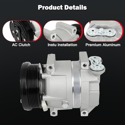 Image of Air Conditioning Compressor for Pontiac Wave Wave5 for Chevrolet Aveo /5