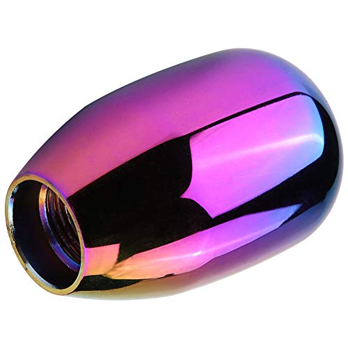 Image of Dweekiy Universal Manual 6-Speed Car Gear Shift Knob - Weighted Metal Shift Knob with 3 Adapter Rings (8mm, 10mm, 12mm) for Most Manual Transmission Vehicles