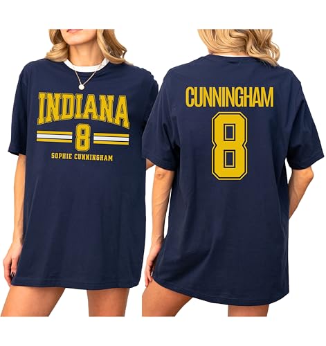 Sophie Cunningham 8 Indiana Basketball T-Shirt | Women's Hoops Graphic Tee | Unisex Pro Basketball Fan Gift