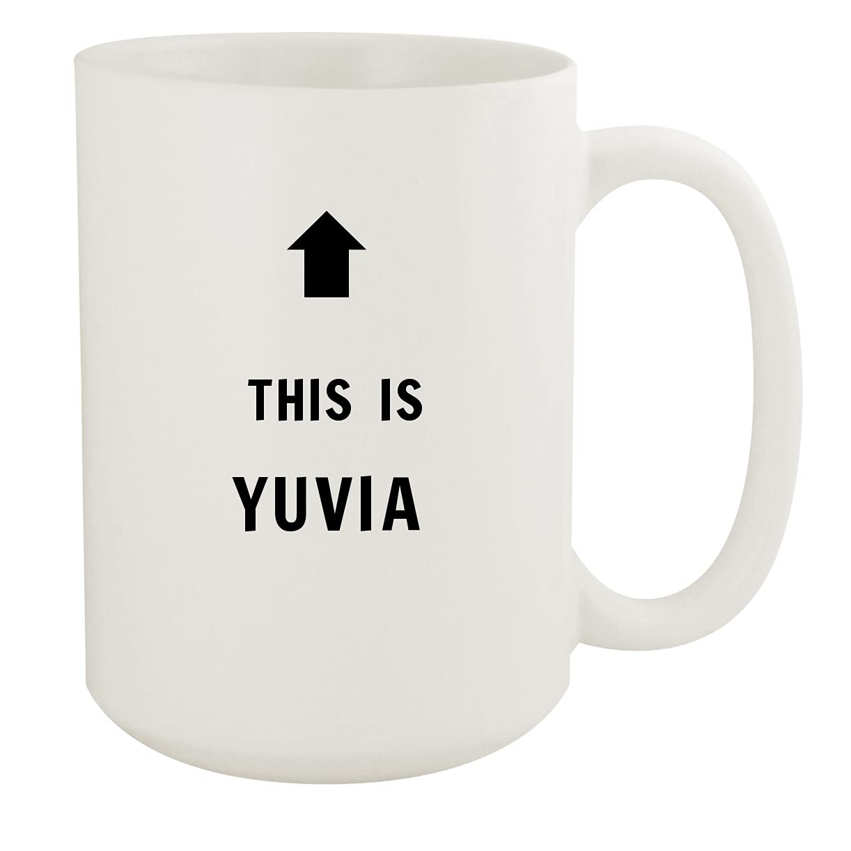 This Is Yuvia - Ceramic 15oz White Mug, White