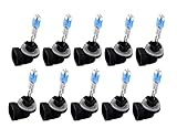 MZUHI YFlifangting 10Pcs H27 881 Halogen Light Bulb H27W/2 894 27W 12V Fog Lamps Headlight Super Bright 3000K 5000K Car Light Source DRL Daytime (Color : 6000K Cold White)
