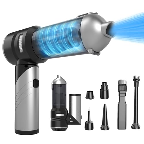 NEVERLAND Handheld Vacuum Cordless Car Vacuum - 15000PA High Power 4-in-1 Portable Foldable Small Detailing Kit, Rechargeable Hand Held Vacuum for Car Home Office