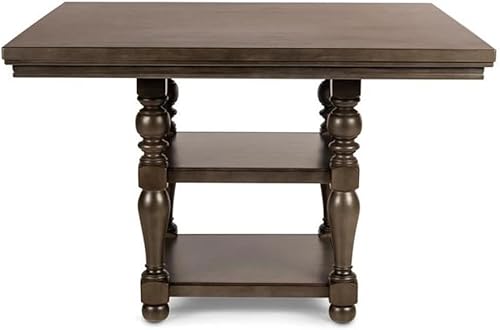 Miniatura 2 de Steve Silver Caswell Distressed Harbor - Juego de comedor (7 piezas), color gris