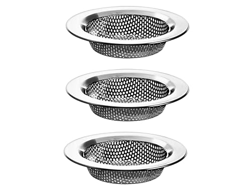 Colador para fregadero de cocina de acero inoxidable 3 unidades