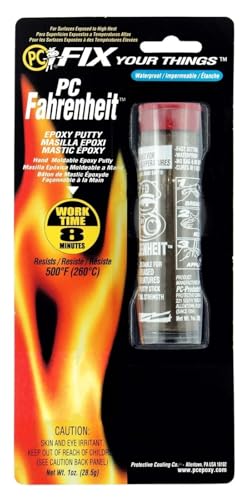 PC Products PC-Fahrenheit Hi-Temp 1 oz Epoxy Adhesive, Brown (25543)