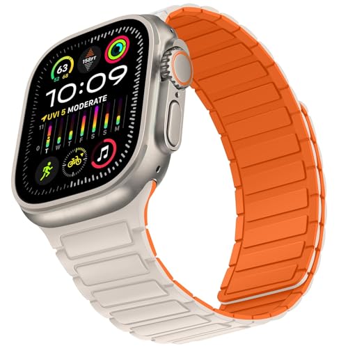 �R���p�`�u�� Apple Watch �o���h �}�O�l�b�g �V���R�� �A�b�v���E�H�b�` �X�|�[�c �o���h46 49 45 44 42 41 40 38mm �����p �����x���g Ultra2/Ultra Series 11 9 10 8 SE2 7 6 SE 