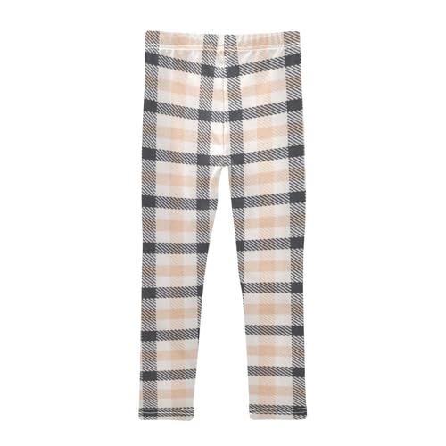 Brown Plaid Scotland Girl Shorts Cotton Cartwheel Shorts Skater Pants for Dance Party2