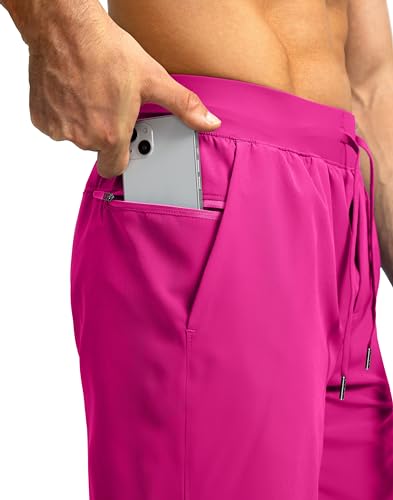 Image of Soothfeel Men's Running Shorts with Zipper Pockets 9 inch / 7 inch / 5 inch Quick Dry Eight Basketball Gym Workout Athletic Shorts
