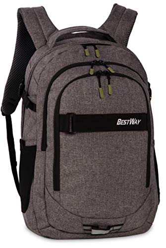 Bestway Rucksack, "Evolution Air", Mit Laptop-Fach, Dunkelgrau/Schwarz 22l, 34x46x22cm, 40177-1701 Cover
