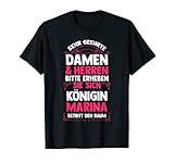 Dein Name ist Marina? Dann ist dieses lustige Sprüche Motiv genau richtig für dich wenn du den Vornamen Marina trägst.