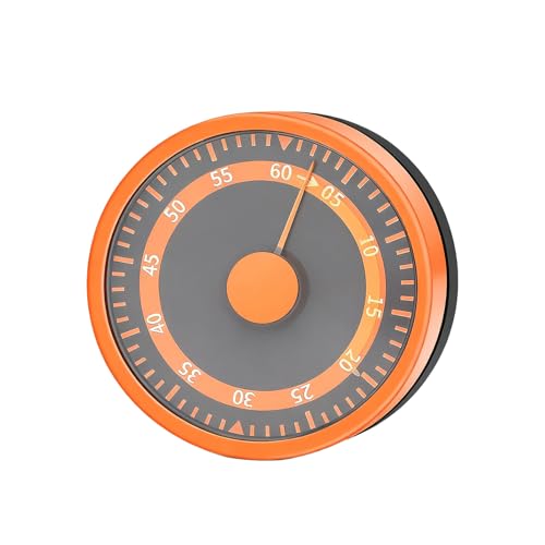 キッチンタイマー | 視覚的に確認できる機械式タイマー | 60分巻き上げ式調理時計 高齢者 キッズ 仕事 勉強 ストーブ オーブン 教室 | 冷蔵庫 ストーブ 作業用