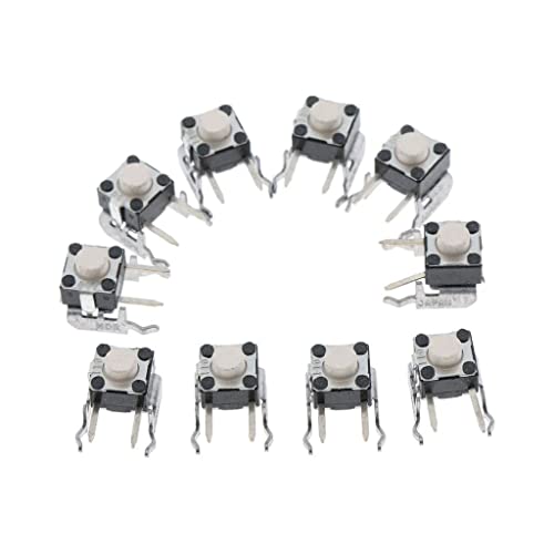 Image of CALANDIS For Xbox 360 One Controller LB /RB Tactile Switch Bumper on Replacement, White, Pack of 10 | Controllers & Attachments | Video Game Accessories