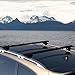 COWVIE 47 Inch Aluminum Roof Rack Cross Bars for Raised Side Rails, Adjustable Cargo Bars, Hold 165 LBS, Black