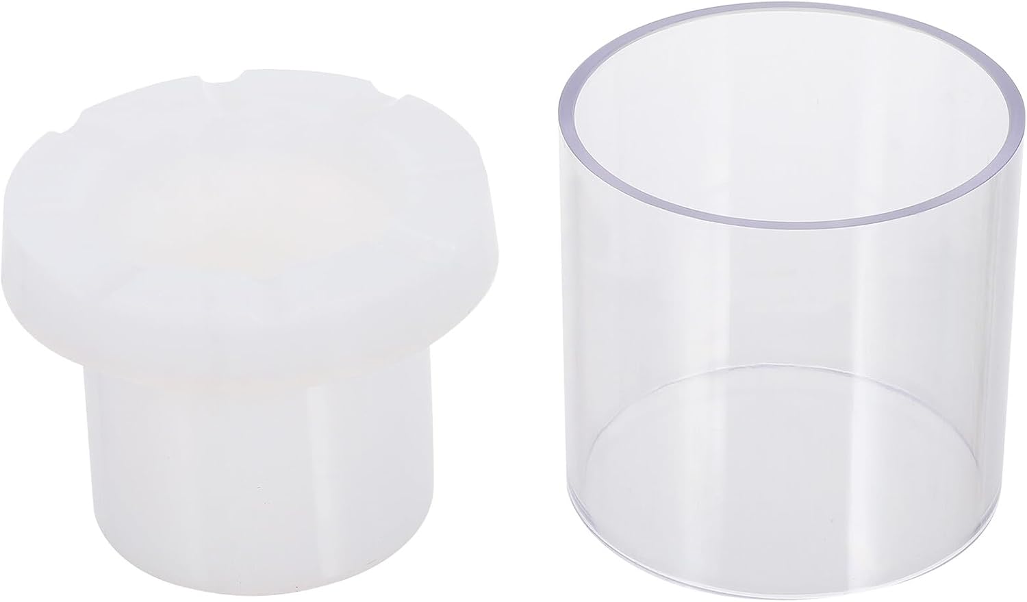 Plastic Cylinder Candle Mold Hollow DIY Handicraft Mold for Scented Pillar Candles and Soap Making