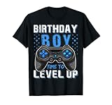 Birthday Boy Time to Level Up Video Game Birthday Gamer Gift T-Shirt