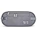 Produktbild WILLWELL SPORT Geldgürtel  RFID Blocking wasserdichte Reisetasche  versteckte Anti-Diebstahl Festival Bumbag  Flache Reisepass-Beutel (Grau)