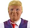 Charmluvee Realistic Trump Masks, Candidate Mask for American Campaigner, Old Man Latex Mask Halloween Costume Accessory for Adult (Yellow) #3