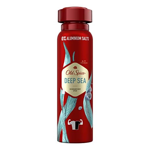 Old Spice Deep Sea Deodorant Bodyspray | 150 ml | Deodorant Spray utan aluminium för män | Män Deodorant med långvarig doft