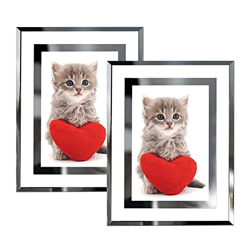 写真立て はがき サイズ 2枚 セット フォトフレーム スタンド付き おしゃれ プレゼント